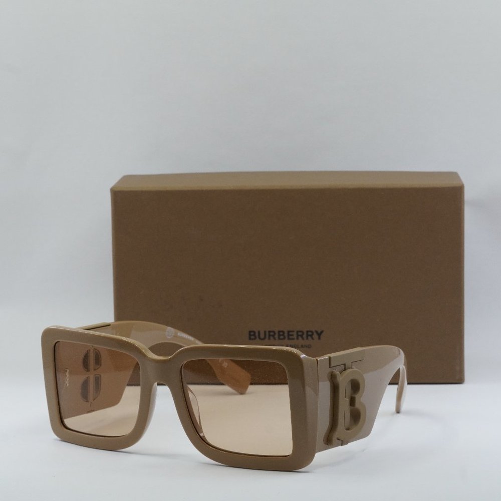 FINAL PRICE NEW BURBERRY BE4406U 399073 BEIGE LIGHT BROWN SUNGLASSES - Picture 1 of 11